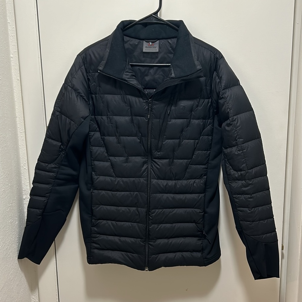 Black Yak 90% Goose Light Down Zippered Jacket